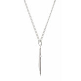 Sterling Silver Methodist Cross 18" Necklace